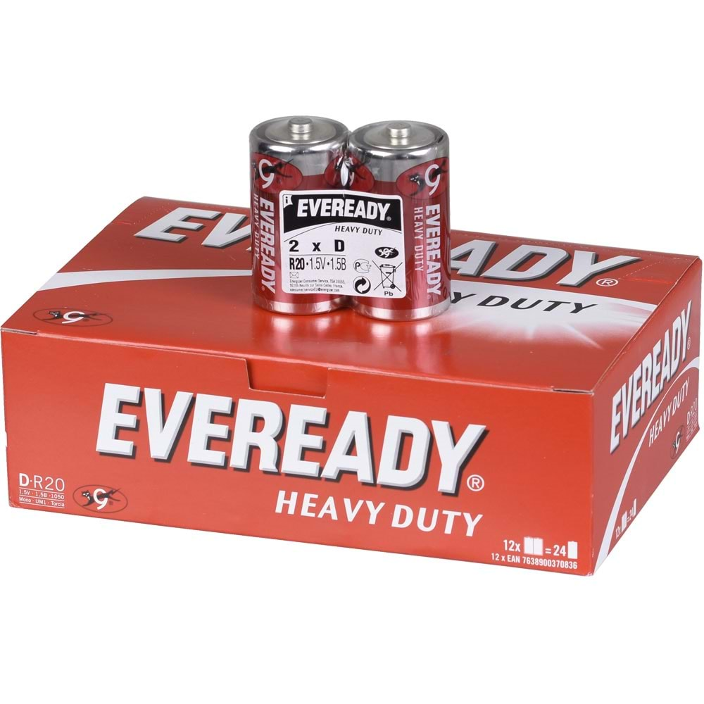 EVEREADY Dr-20 Büyük Boy Pil 2 Li Shirink 370836