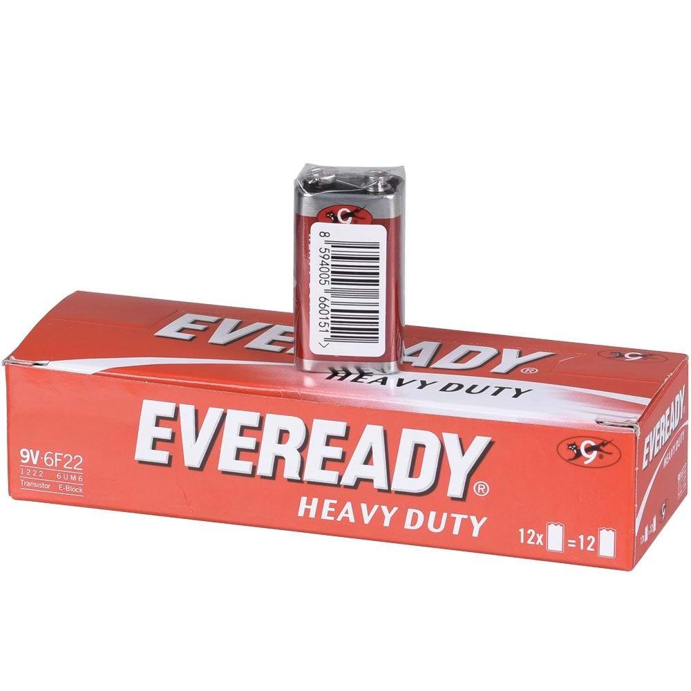 EVEREADY 9V Pil Shirink 660151