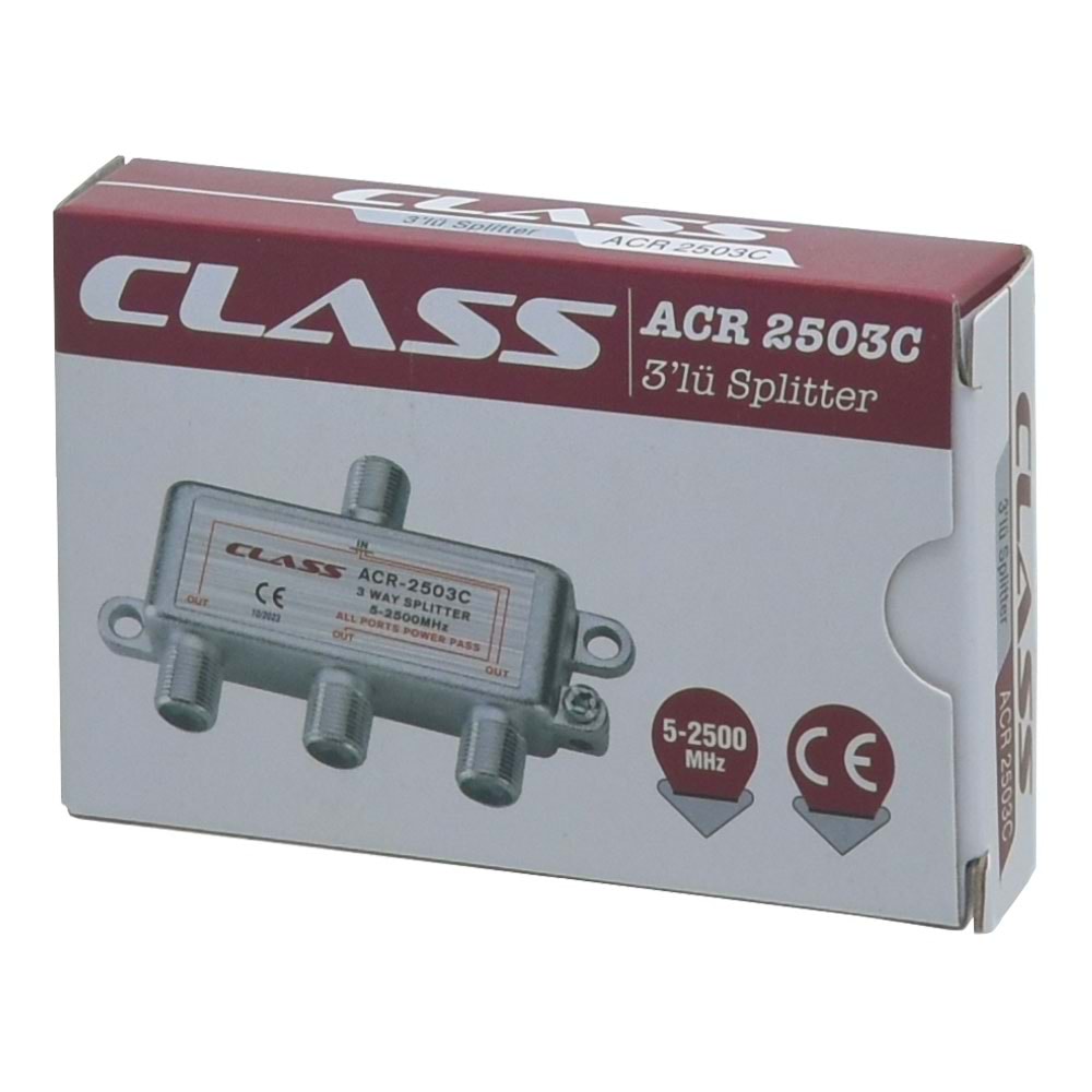 CLASS 5-2500 Mhz 1-3 Splitter ACR-2503C