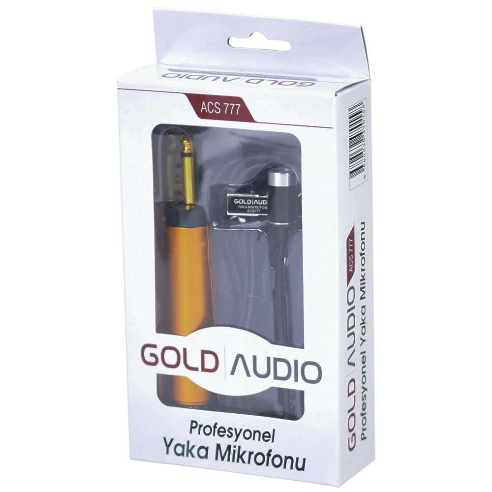 GOLD AUDİO Profesyonel Kablolu Yaka Mikrofonu ACS-777