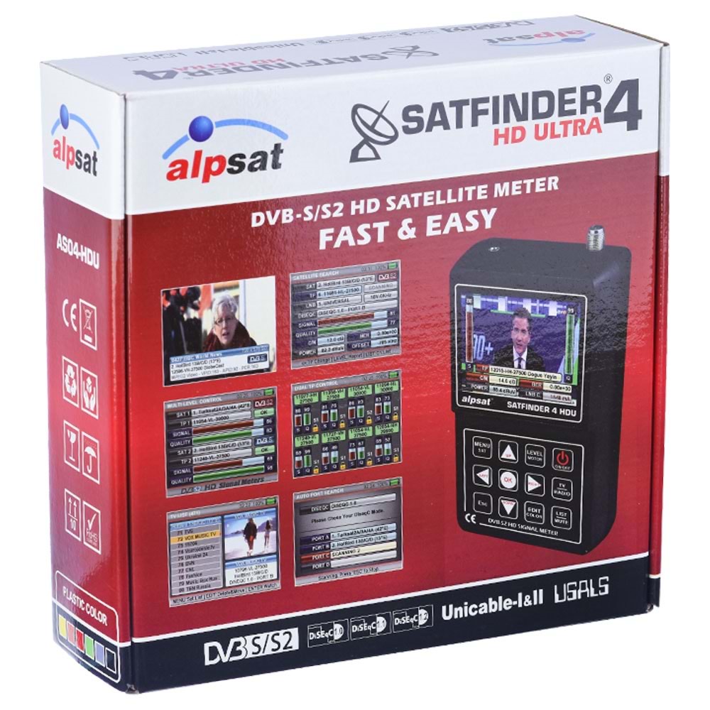 SATFINDER 4 Hd Ultra Uydu Bulucu AS-04 HDU