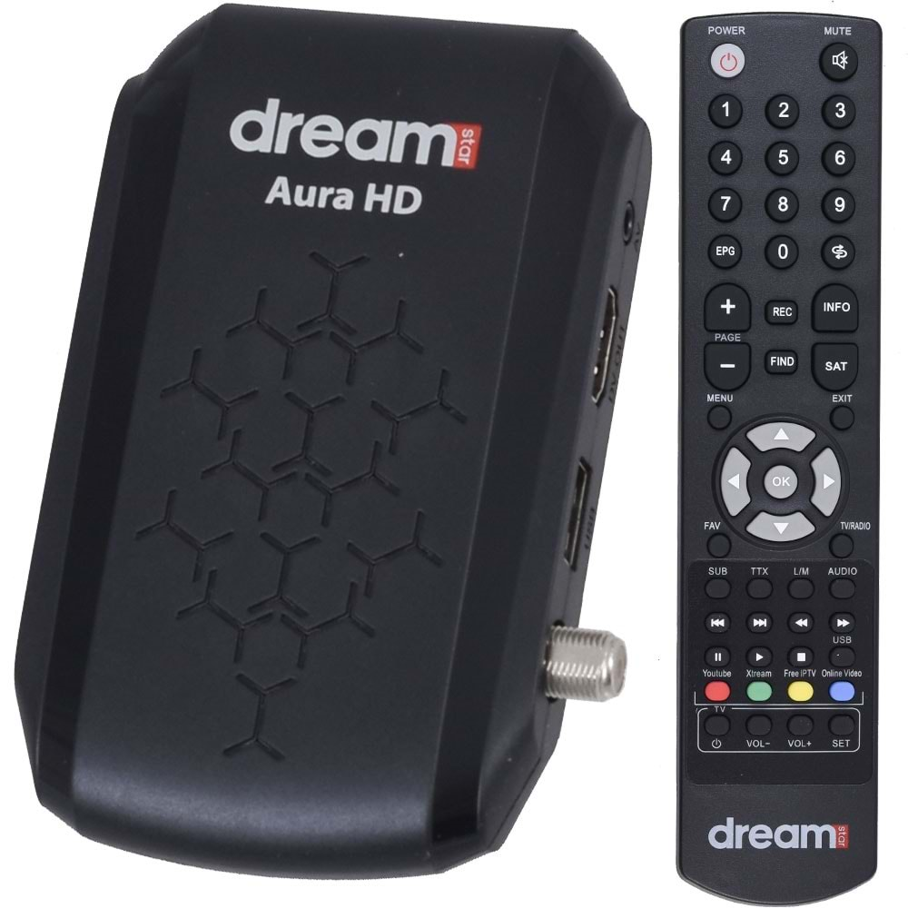 DREAMSTAR Aura Mini Hd Uydu Alıcısı AURA HD