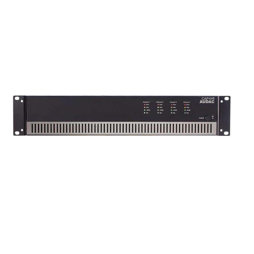 AUDAC 4x480W 100V 4 Kanallı Class-D Güç Amfisi CAP-448