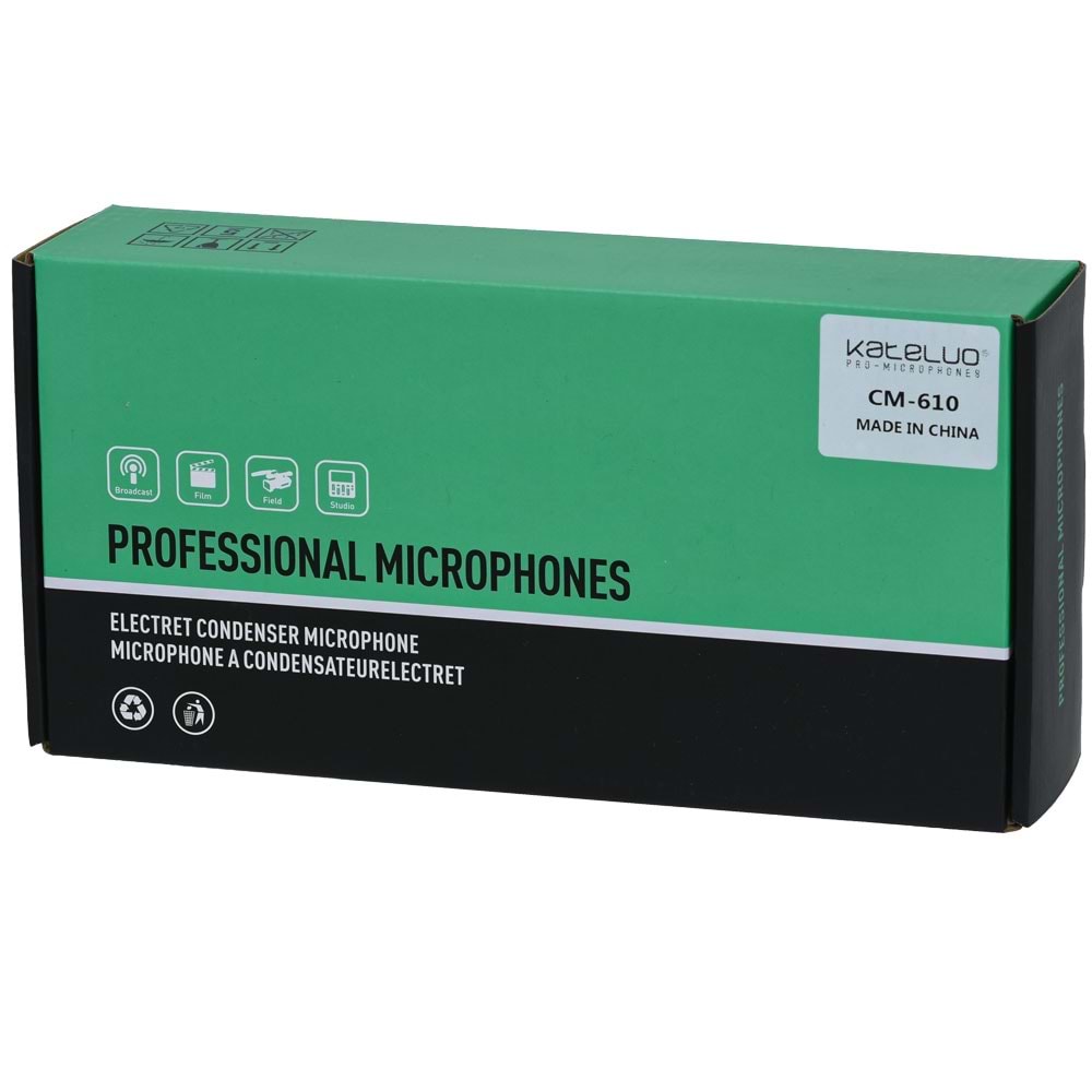 KATELUO XLR Bağlantılı Kablolu El Mikrofonu CM-610