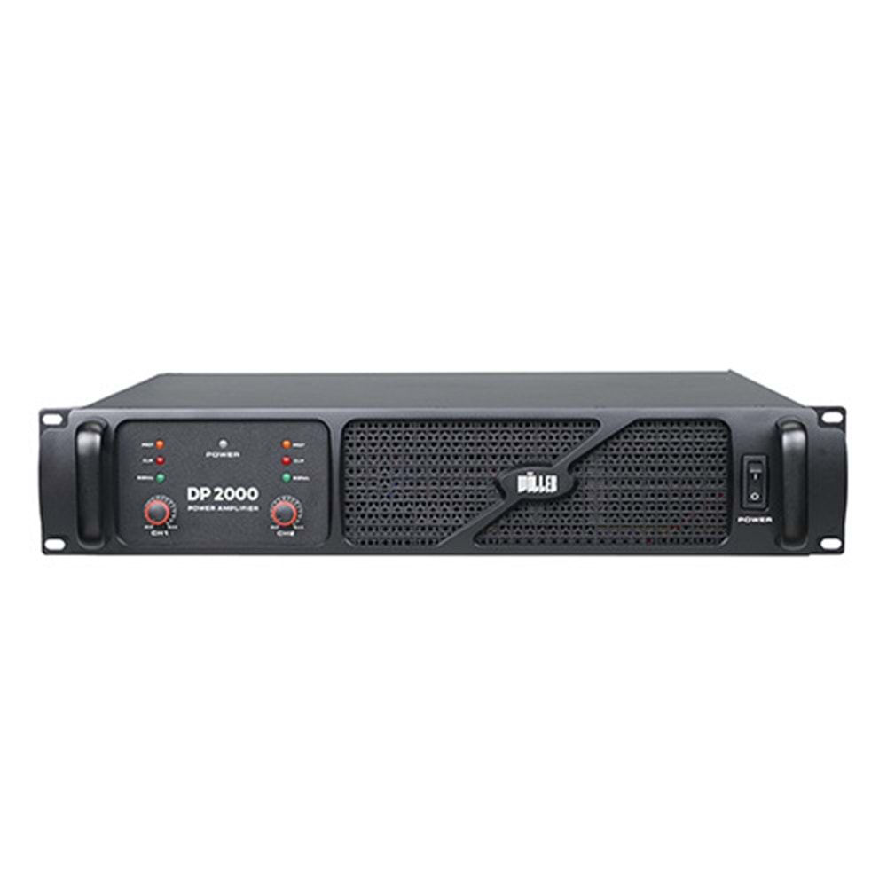 WÖLLER 2X1000W 4-8 Ohm Power Amfi DP-2000
