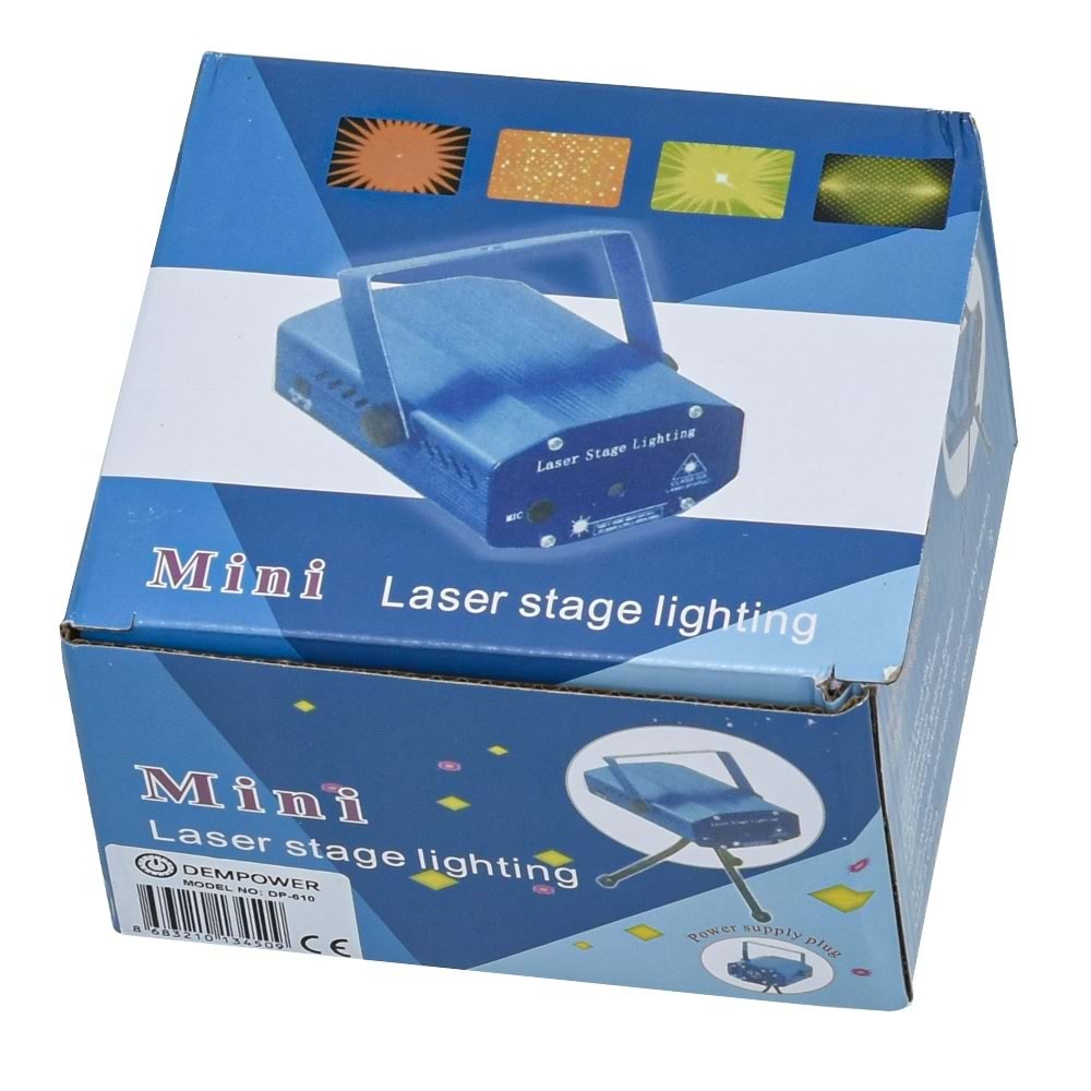 Çift Renkli Şekilli Mini Lazer DP-610