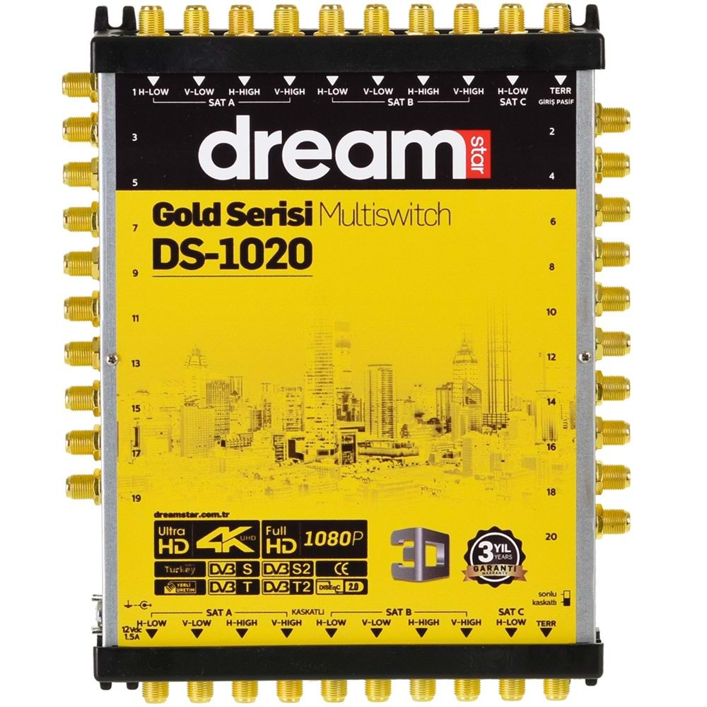 DREAMSTAR 10-20 Multiswich (Santral) DS-1020