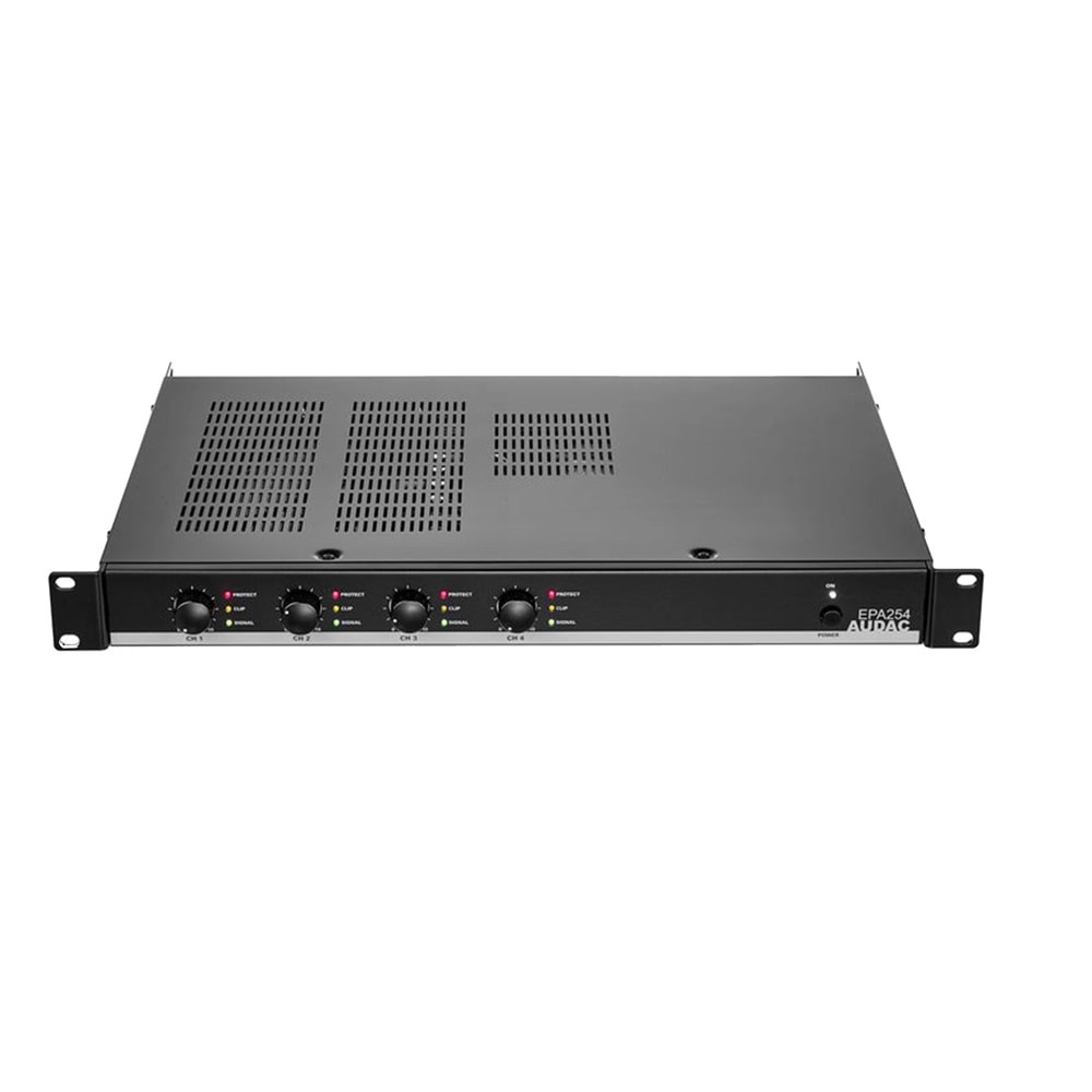 AUDAC Quad Channel Class D Amplifier 4 X 250 W + CROSSOVER EPA254