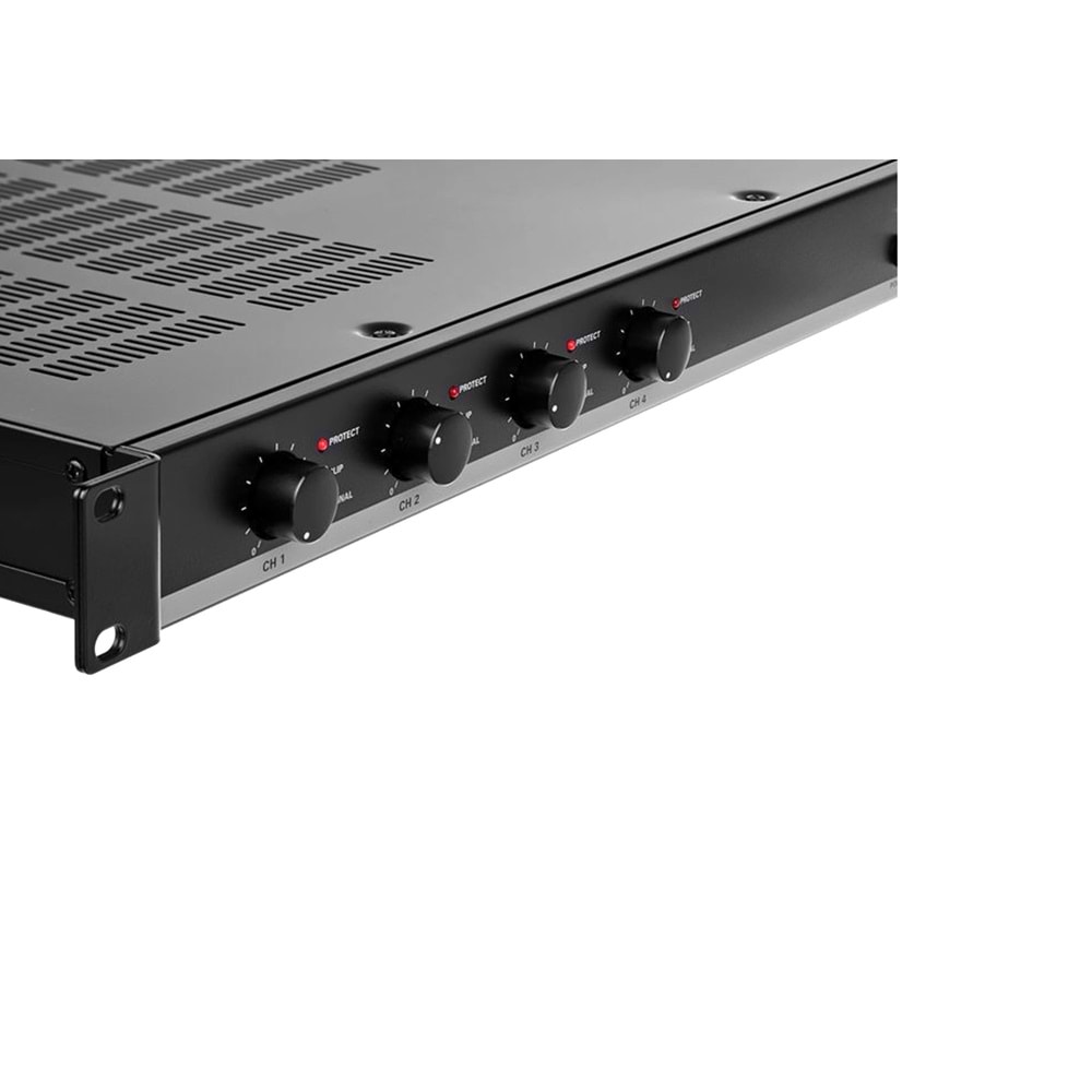 AUDAC Quad Channel Class D Amplifier 4 X 250 W + CROSSOVER EPA254