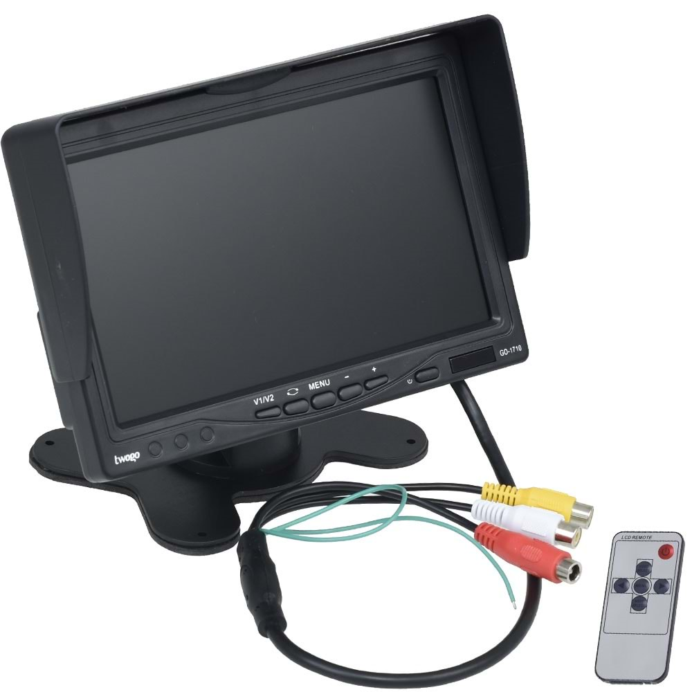 TWOGO 7 Lcd Monitör 2Xgo-İ45 İp67 Kameralı İş makinası Seti Go-1710 2Xgo-İ45