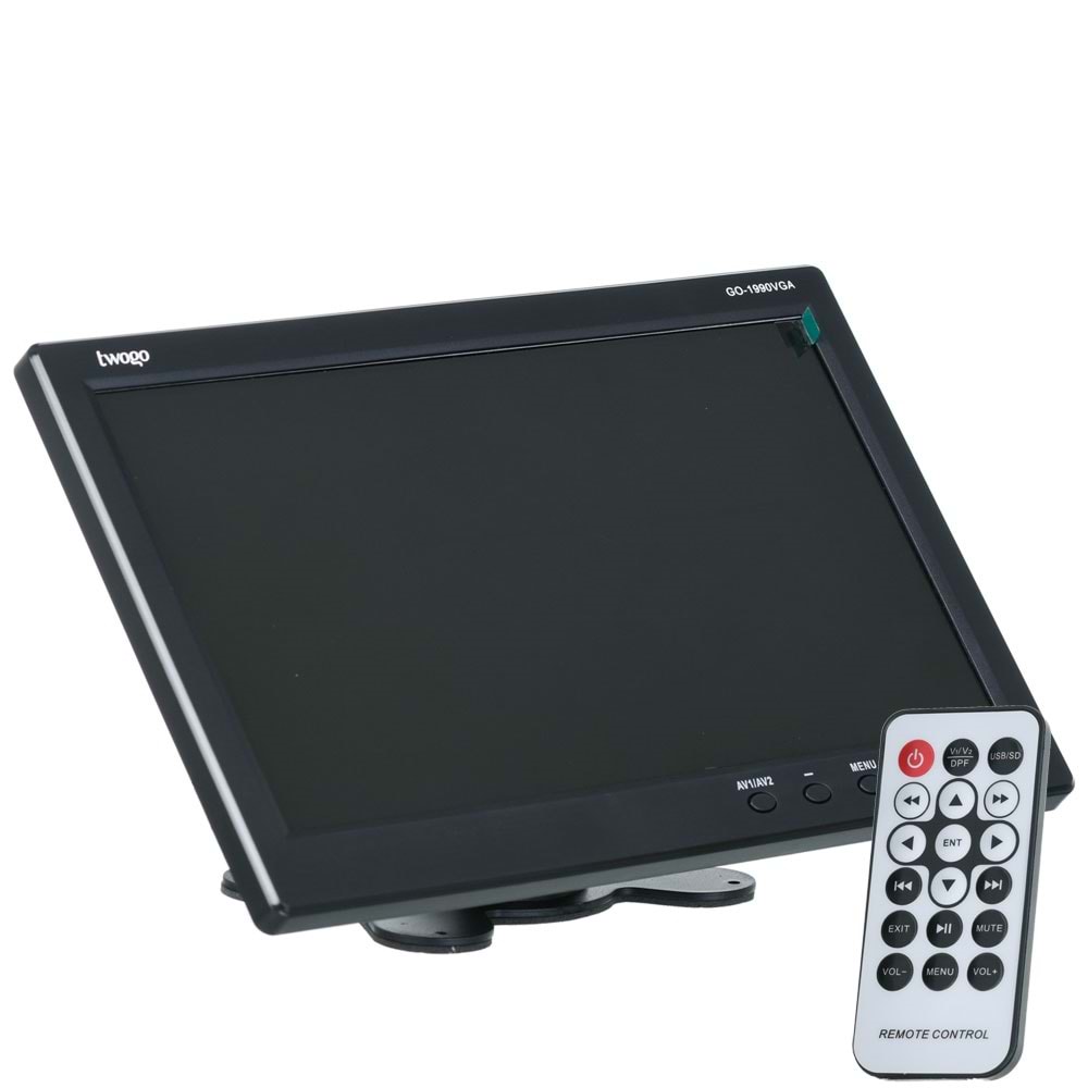 TWOGO 10'' Vga+Hdmı Led Monitör GO-1990 VGA
