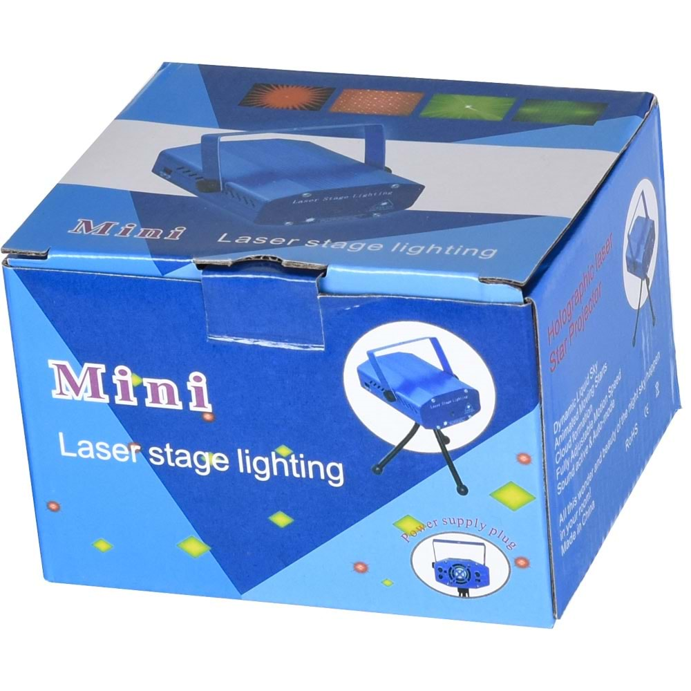 Çift Renkli Şekilli Mini Lazer HS-12731