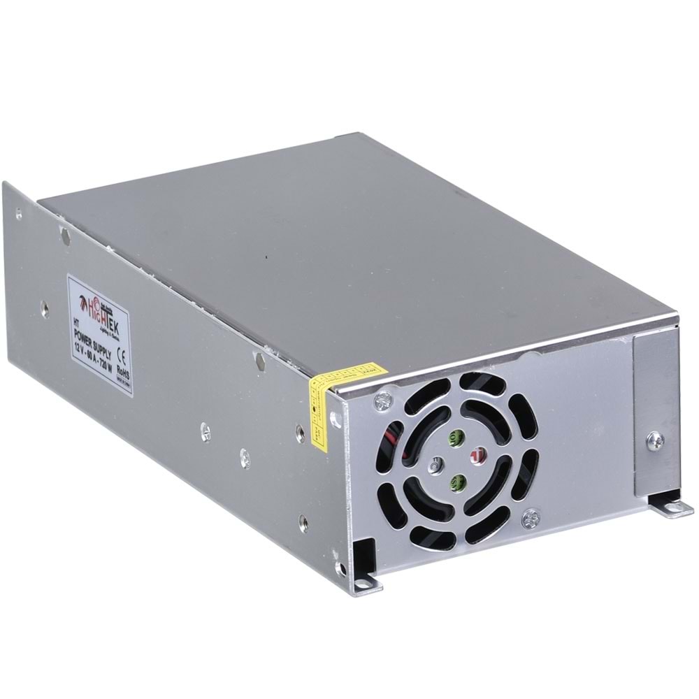 HIGHTEK 12V 60A Smps Metal Kasa Adaptör HT-1148