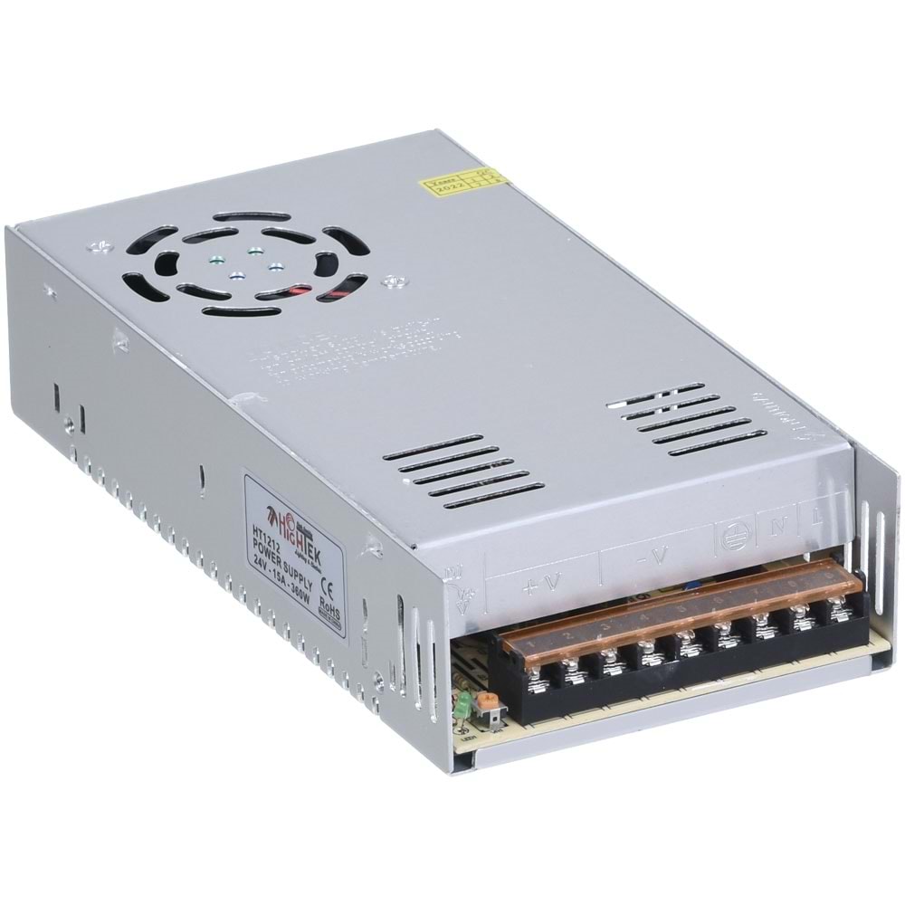 HIGHTEK 24V 15A Smps Metal Kasa Adaptör HT-1212