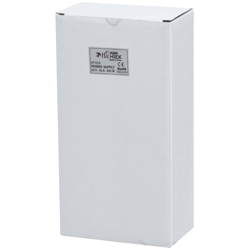 HIGHTEK 24V 40A Smps Metal Kasa Adaptör HT-1215