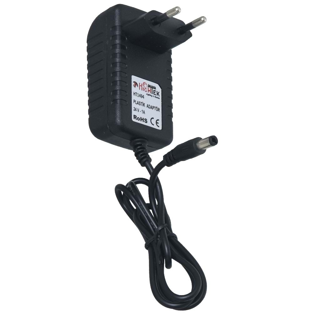 HIGHTEK 24V 1A Smps Priz Tipi Adaptör HT-1494