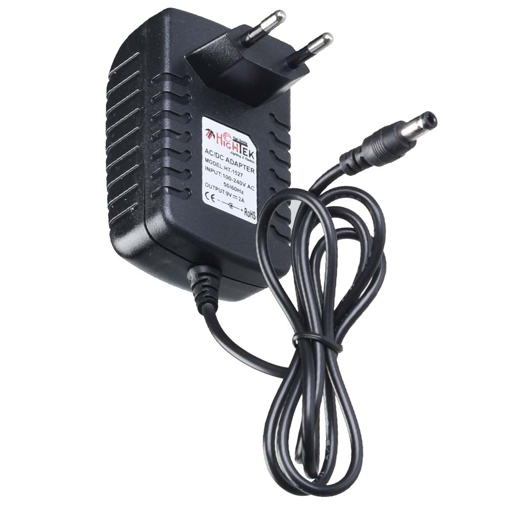 HIGHTEK 9V 2A Smps Piriz Tipi Adaptör HT-1527