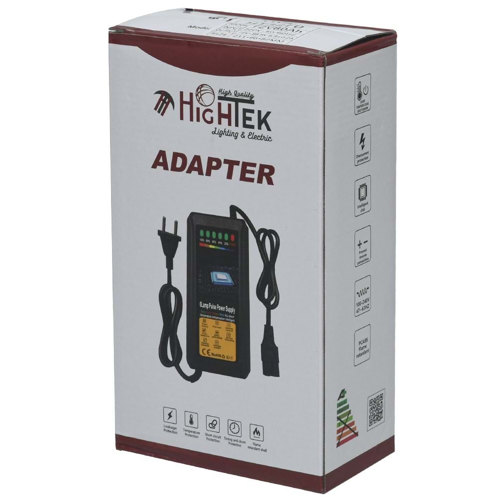HIGHTEK 72V 80A Elektrikli Bisiklet Şarj Adaptörü HT-3270