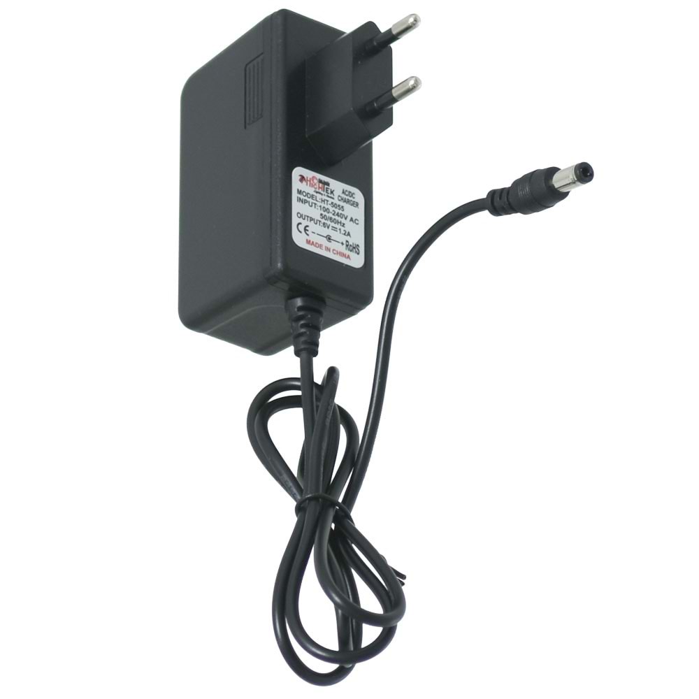 HIGHTEK 6V 1,2A Akü Şarj Adaptörü HT-5055