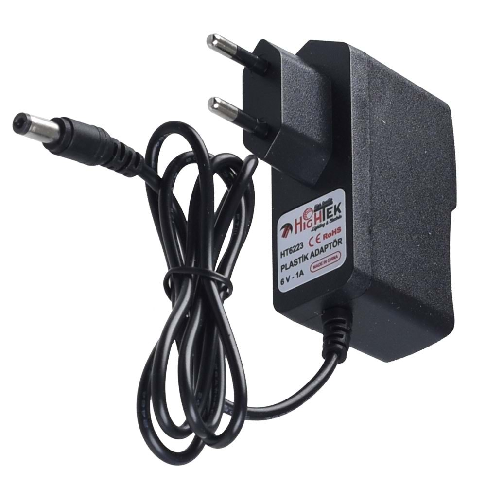 HIGHTEK 6V 1A Smps Piriz Tipi Adaptör (Ht-6) (Ht-6223) HT-6220