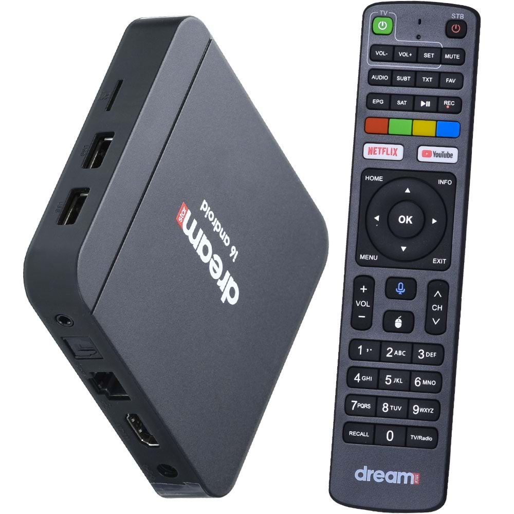 DREAMSTAR 4Gb Ram -64Gb Hafıza Androıd 12 Tv Box İ-6 4-64