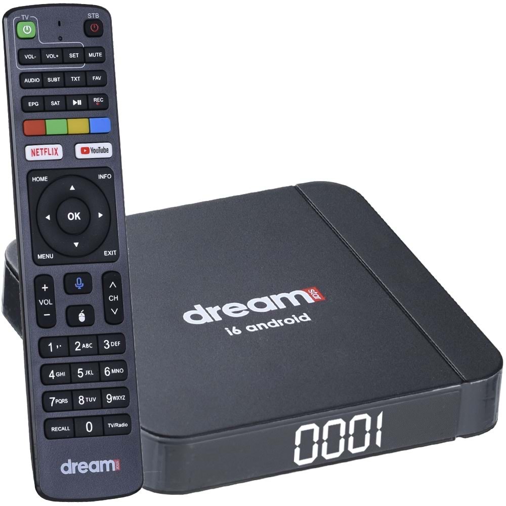 DREAMSTAR 4Gb Ram -64Gb Hafıza Androıd 12 Tv Box İ-6 4-64