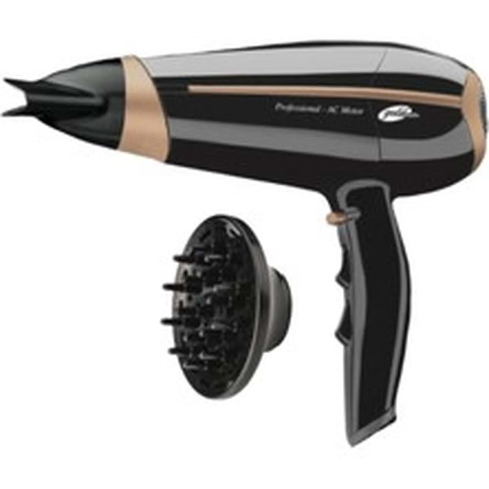 GOLDMASTER Gala 2200 Watt Difüzör Başlıklı Kademeli Saç Kurutma Fön Makinesi IN-6138