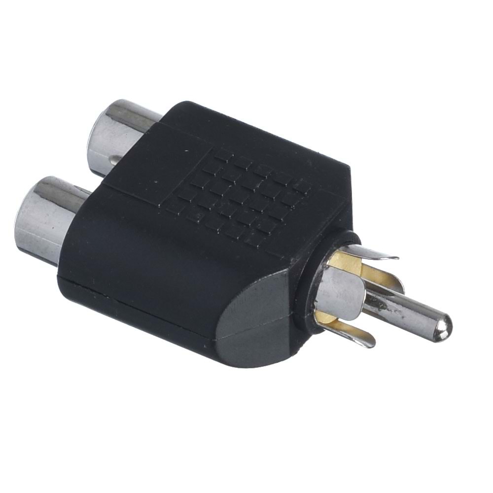2 Rca Dişi-1 Rca ERKek Çevirici Jak JKF-036