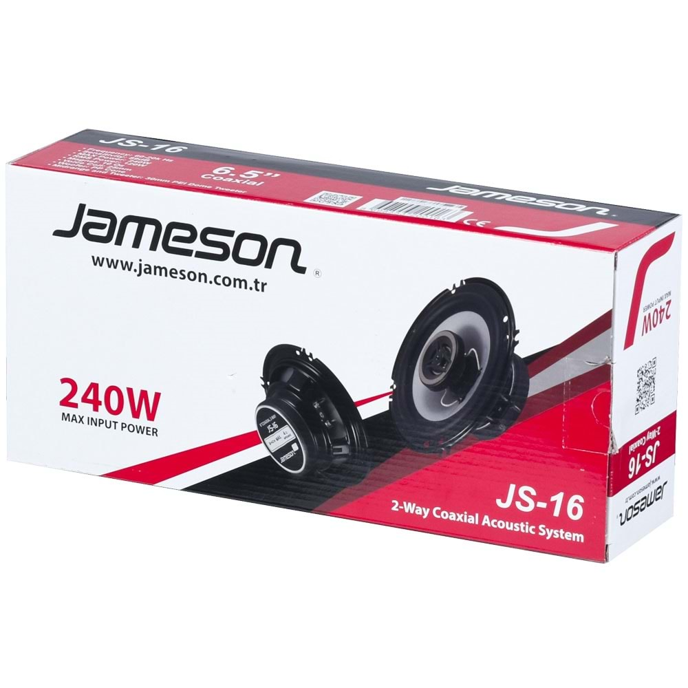 Jameson JS-16 16cm 240W 2-Yollu Oto Hoparlör