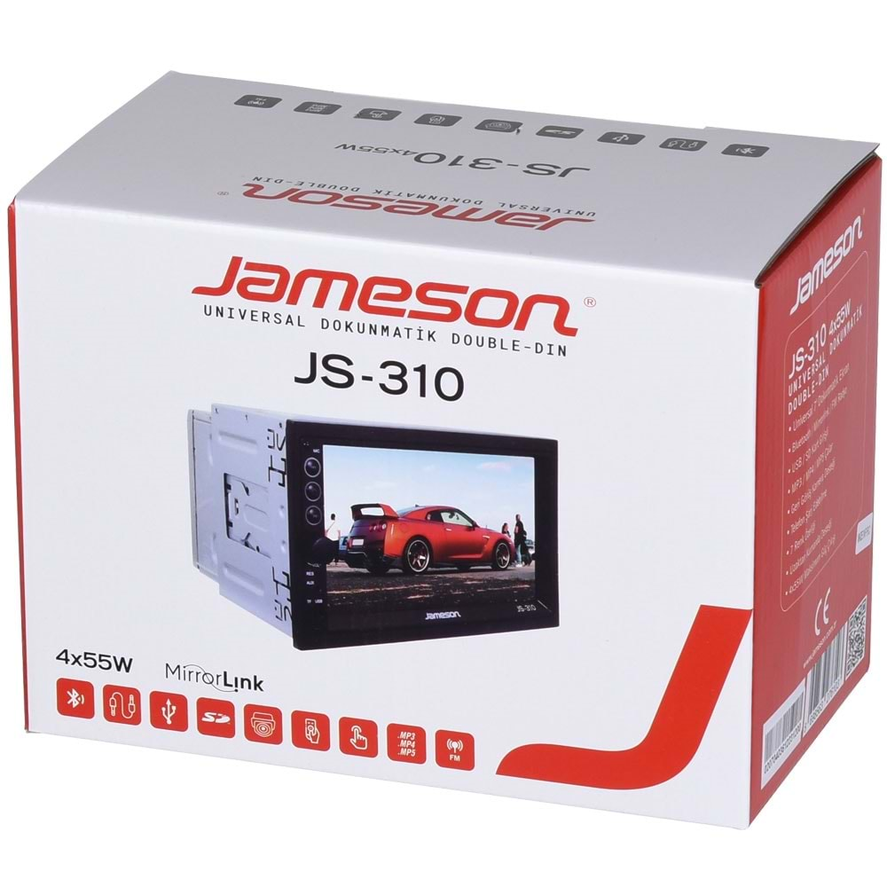 JAMESON 7 Usb-Sd-Fm-Bt Double Teyp JS-310 BT