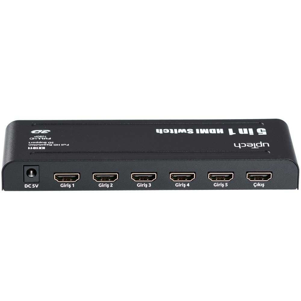 UPTECH Ultra HD - 2160P - 3D - 5 Giriş 1 Çıkış HDMI Switch ( Birleştirici ) KX-1011