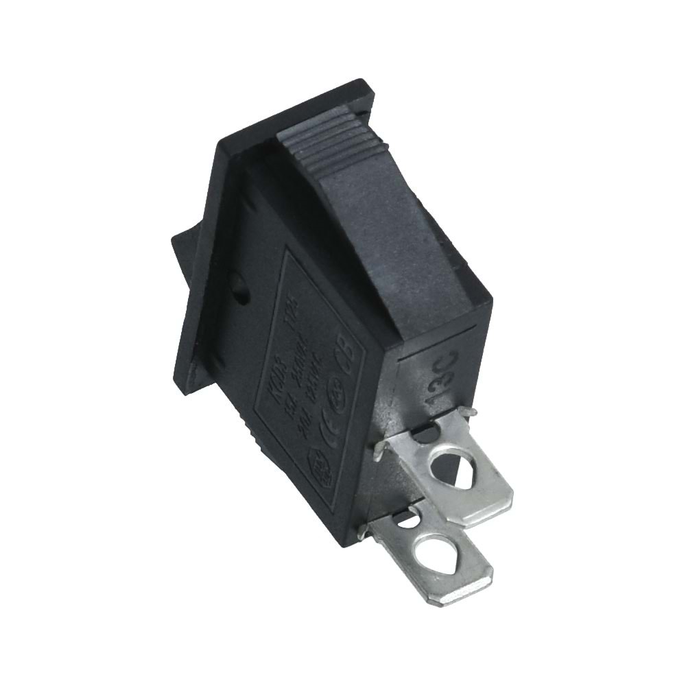 HIGHTEK Tekli Dar Işıksız Anahtar On Off 2P LDS114