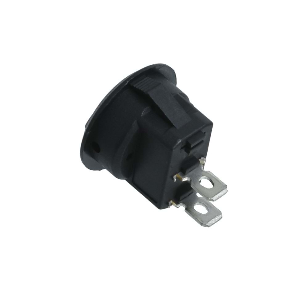 HIGHTEK Yuvarlak Işıksız Anahtar On Off 2P LDS133