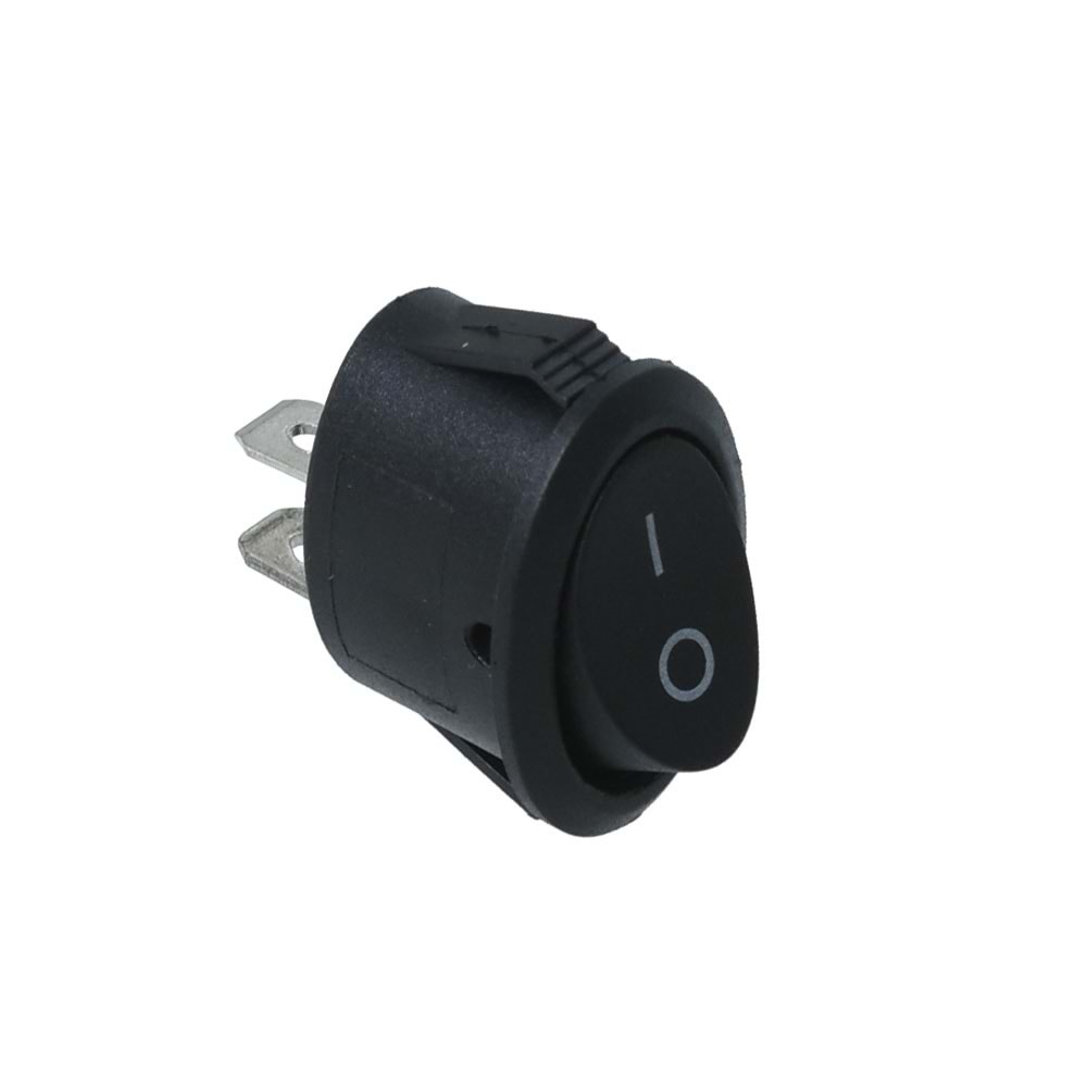 HIGHTEK Oval Işıksız Anahtar On Off 2P LDS134 C