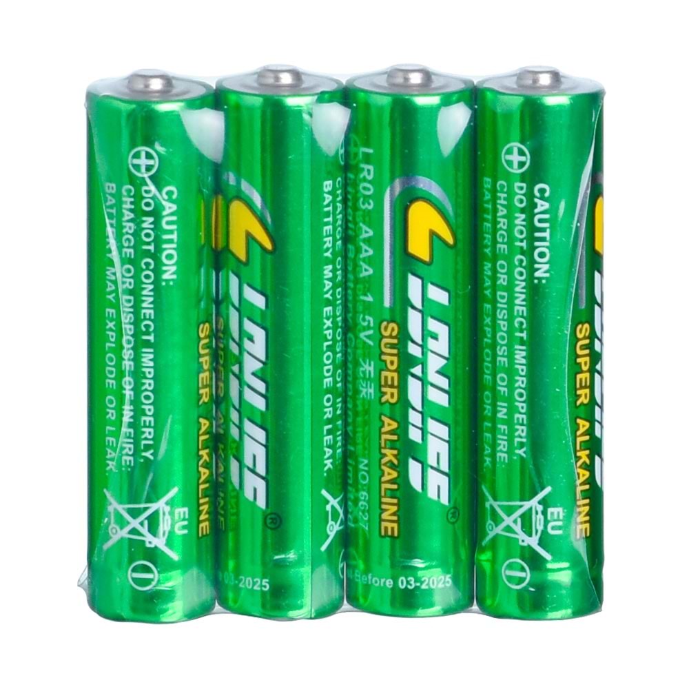 LONGLIFE Alkalin İnce Kalem Pil AAA Shırink LL-03