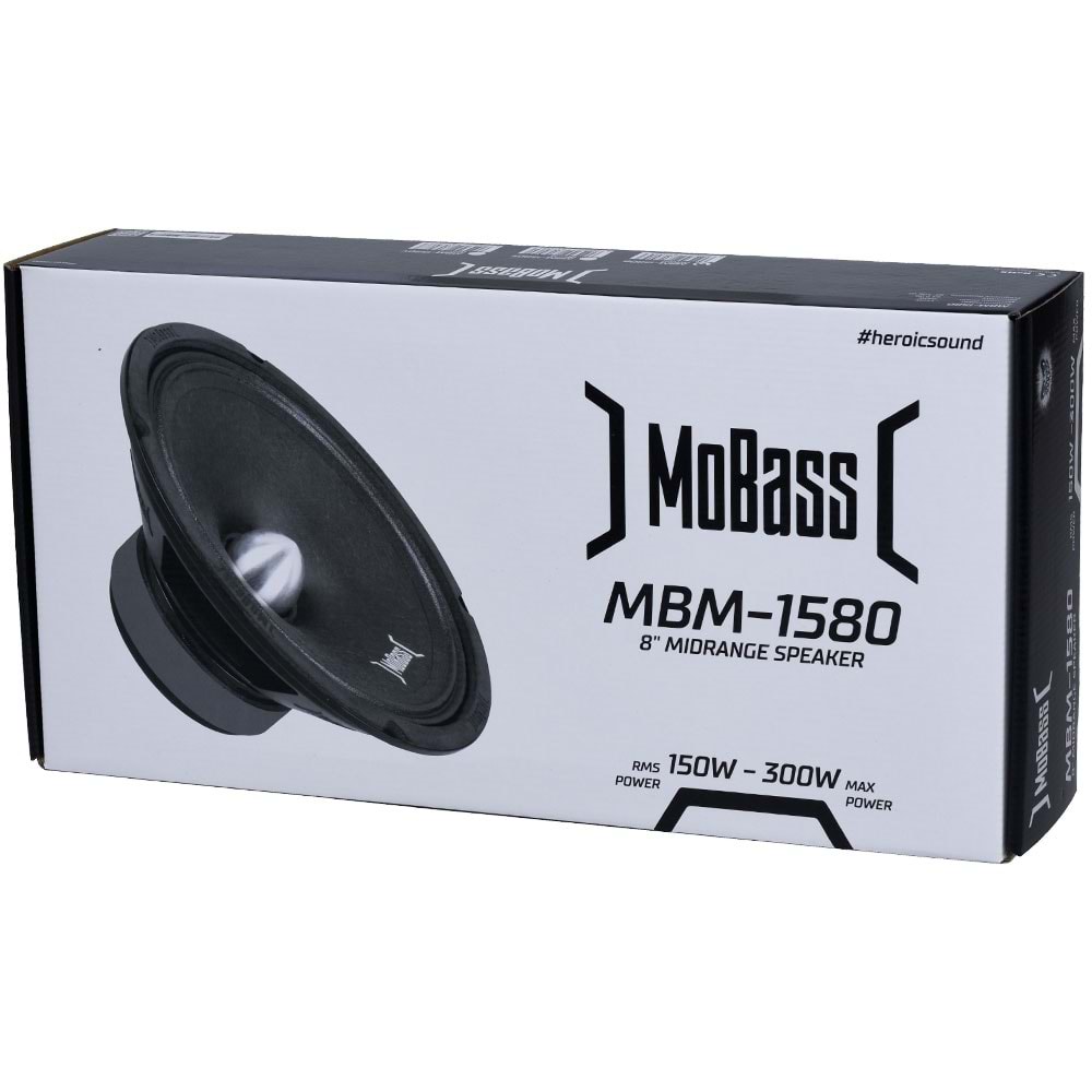MOBASS 20 Cm 300W Midrange Hoparlör MBM-1580