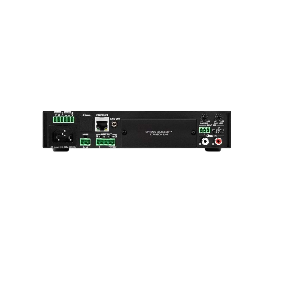 AUDAC Multi-functional SourceCon™ Amplifier 2 x 40W 70/100V MFA208
