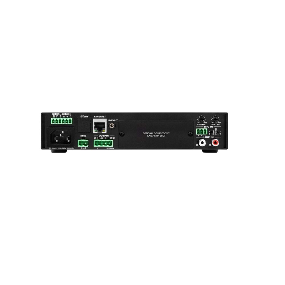 AUDAC Multi-functional SourceCon™ Amplifier 2 x 80W 70/100V MFA216