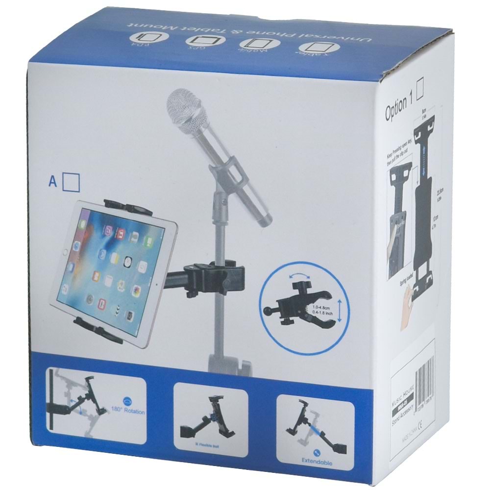 MUSIC HOUSE Mikrofon Sehpası Tablet Ve Telefon Tutucu MHA-05