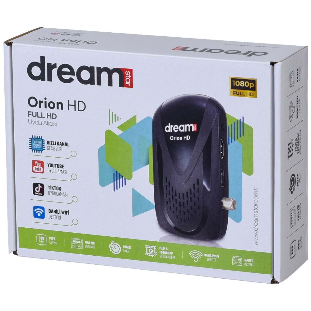DREAMSTAR Dahili WİFİ Hd Uydu Alıcısı ORION