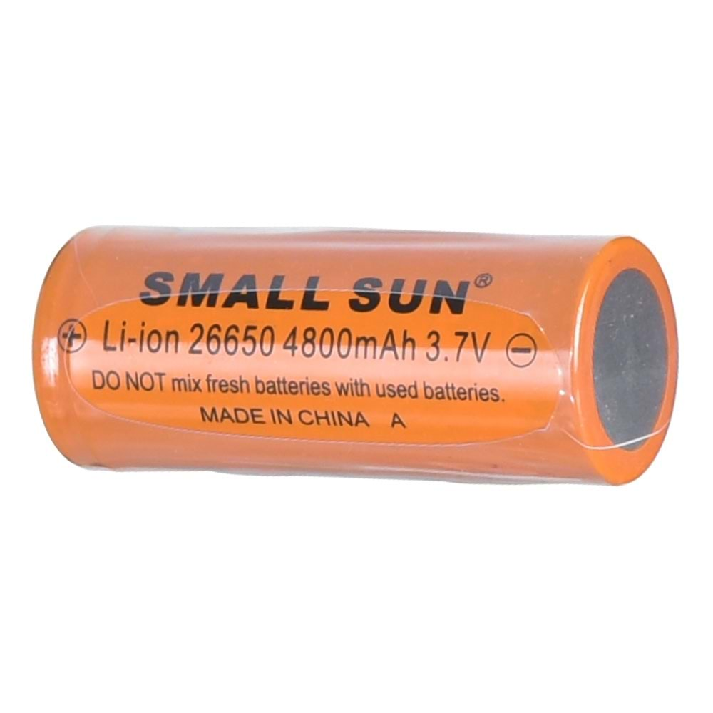 POWERDEX 4800 Mah 3,7V 26650 Small Sun Pil PD-26650