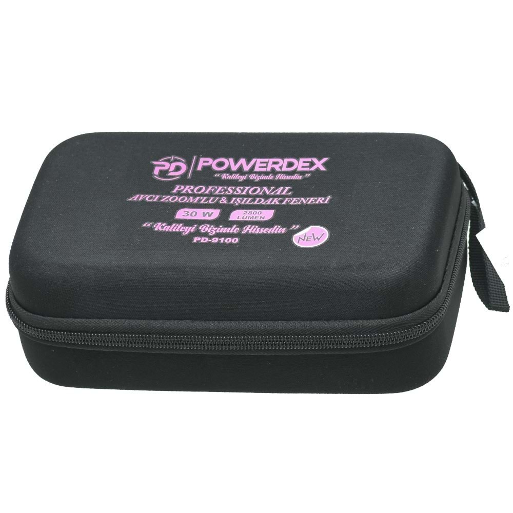 POWERDEX 30W Zoomlu Şarjlı Fener PD-9100