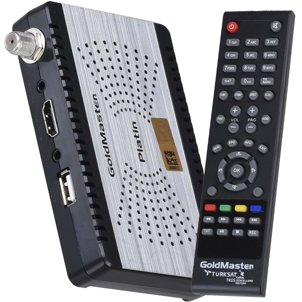 GOLDMASTER Platin Mini Hd Uydu Alıcısı PLATİN
