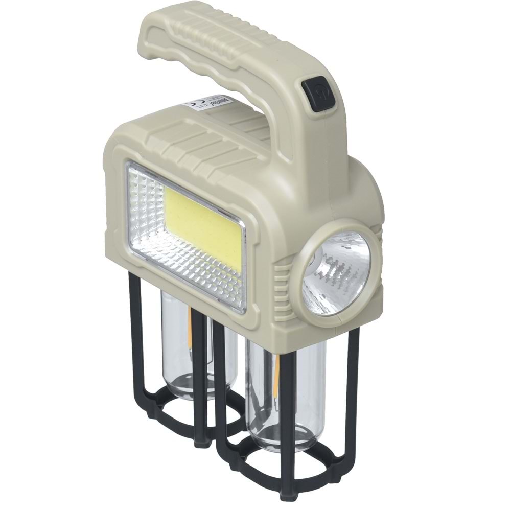 PANTHER Usb Şarjlı Solar El Feneri PT-6219