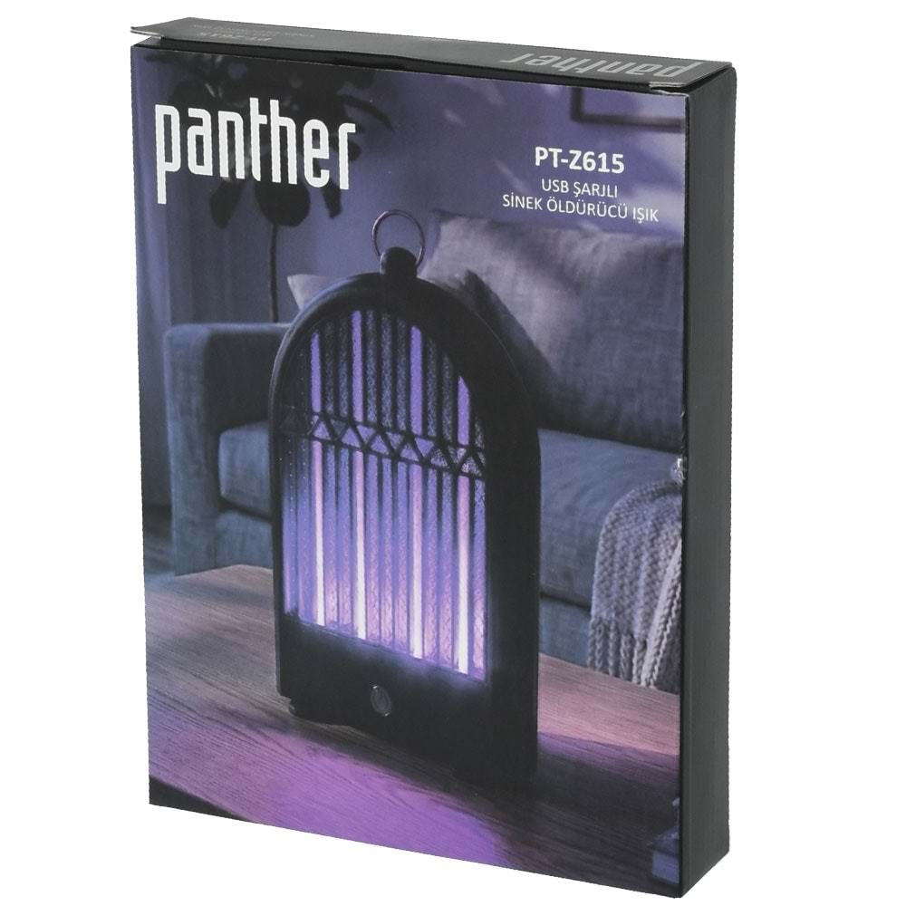 PANTHER Usb Şarjlı Sinek Öldürücü Işık PT-Z615