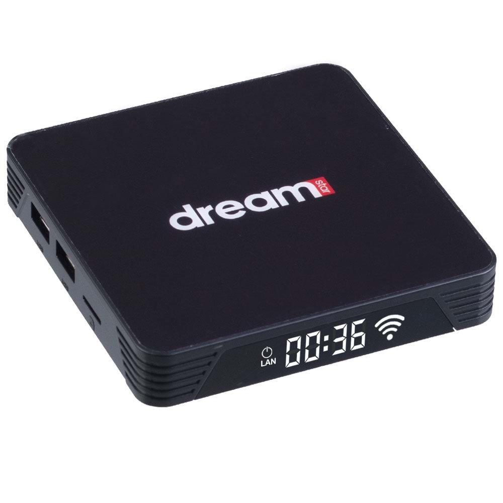 DREAMSTAR 2 Gb Ram 16 Gm Hafıza Androıd 13 Tv Box R-1 2-16