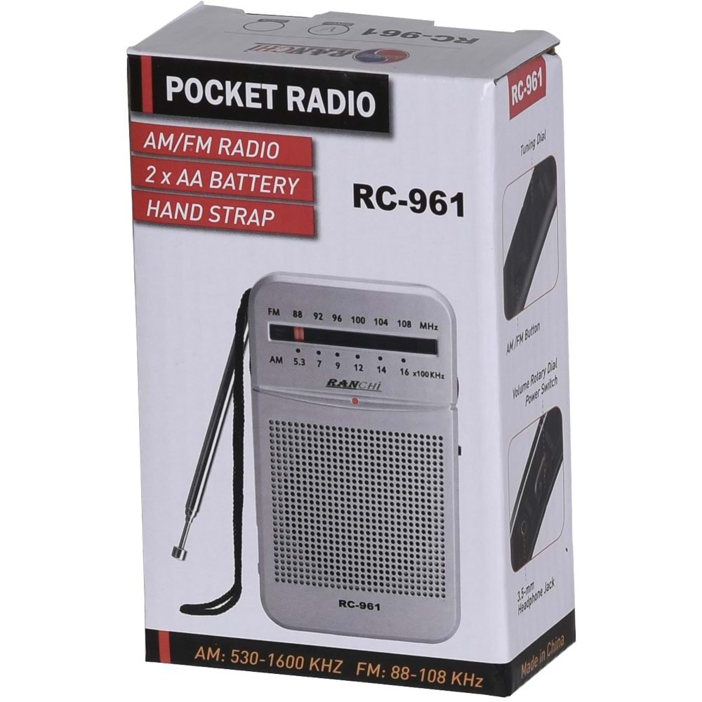 RANCHI Fm Cep Radyosu RC-961