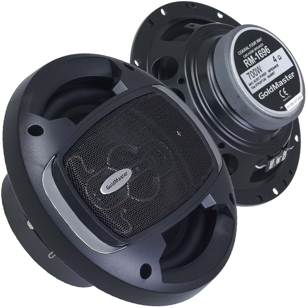 GOLDMASTER 16 Cm 700W Tweeter li Oto Hoparlör RM-1696