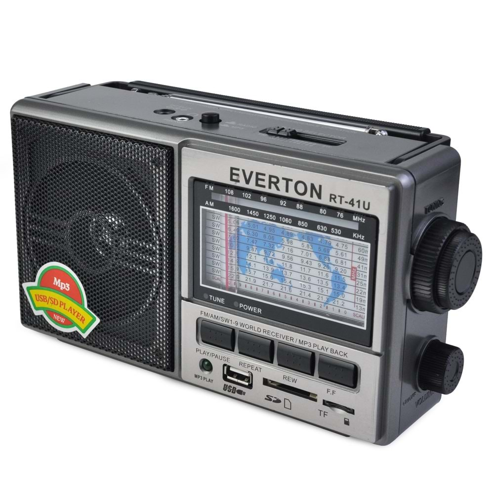 EVERTON Usb Li Şarjlı Radyo Rt-41 U