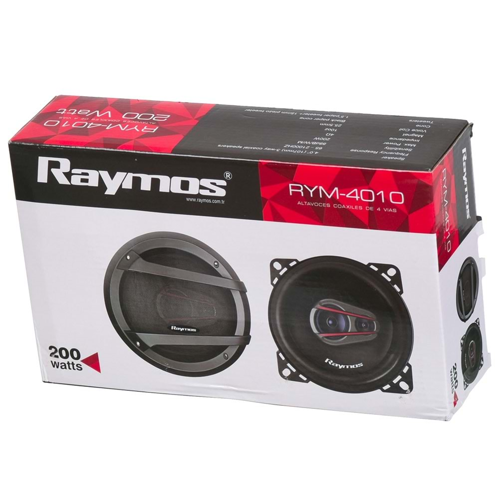 RAYMOS 10 Cm 200W Oto Hoparlör RYM-4010